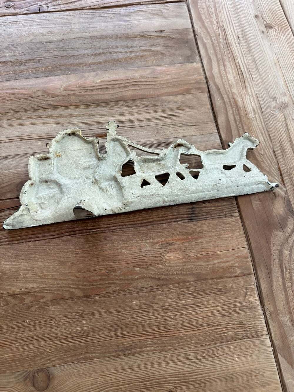 Vintage Doorstop Spenser's Coach Cast Iron Horse and Buggy Americana - Picture 3 of 4